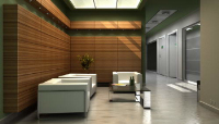 Office reception room 3D model